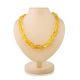 Lemon Amber Beaded Necklace, image 