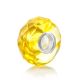Faceted Lemon Amber Ball Charm, image 