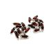 Cherry Amber Earrings In Sterling Silver The Dahlia, image 