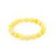 Bright Honey Amber Beaded Bracelet, image 
