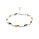 Amber Link Bracelet In Sterling Silver The Liana, image 
