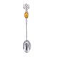 Sterling Silver Spoon With Cognac Amber, image 