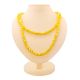 Honey Amber Ball Beaded Necklace The Ariadna, image 