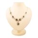 Green Amber Necklace In Sterling Silver The Fiori, image 