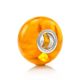 Bright Honey Amber Ball Charm, image 