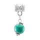 Charm With Reconstructed Turquoise The Acorn, image 