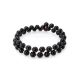 Dark Amber And Glass Beads Bracelet The Ariadna, image 