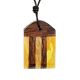 Wooden Pendant With Honey Amber The Indonesia, image 