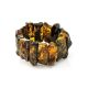 Raw Amber Beaded Bracelet The Volcano, image 