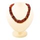 Cherry Amber Beaded Necklace, image 