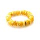 Honey Amber Designer Stretch Bracelet, image 