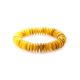 Honey Amber Designer Stretch Bracelet The Prague, image 
