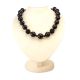 Cherry Amber Ball Beaded Necklace The Ariadna, image 