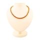 Faceted Cognac Amber Beaded Necklace The Prague, image 