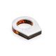 Stylish Amber Ring With Nacre The Magma, image 