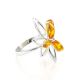 Lemon Amber Ring In Sterling Silver The Verbena, Ring Size: 10 / 20, image 