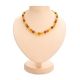 Multicolor Amber Beaded Necklace, image 