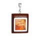Amber Pendant With Natural Wood The Indonesia, image 