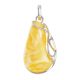 Teardrop Amber Pendant In Sterling Silver The Flamenco, image 