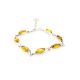 Amber Bracelet In Sterling Silver The Liana, image 