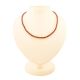 Faceted Cognac Amber Beaded Necklace The Prague, image 