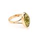 Refined Amber Ring In Gold The Sophia, Ring Size: 9.5 / 19.5, image 