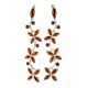 Refined Amber Dangles In Sterling Silver The Verbena, image 