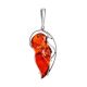 Handcrafted Amber Pendant In Sterling Silver The Rialto, image 
