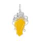 Amber Pendant In Sterling Silver The Dew, image 