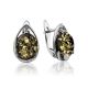 Amber Earrings In Sterling Silver The Selena, image 