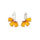 Amber Earrings In Sterling Silver The Dandelion, image 
