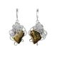 Amber Earrings In Sterling Silver The Dew, image 