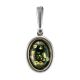 Green Amber Pendant In Sterling Silver The Goji, image 