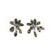 Amber Earrings In Sterling Silver The Dahlia, image 