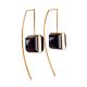 Cherry Amber Earrings In Gold The Ovation, image 