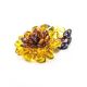 Multicolor Amber Bracelet The Chrysanthemum, image , picture 3