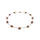 Cognac Amber Beaded Necklace, image , picture 3