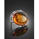 Handcrafted Amber Brooch In Sterling Silver The Rialto, image , picture 2