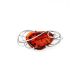 Sterling Silver Brooch With Handcrafted Amber Stone The Rialto, image , picture 4
