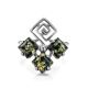 Green Amber Ring In Sterling Silver The Vernissage, Ring Size: 12 / 21.5, image , picture 3