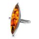 Sterling Silver Earrings Cognac Amber The Grace, Ring Size: 13 / 22, image , picture 4