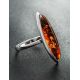 Sterling Silver Earrings Cognac Amber The Grace, Ring Size: 12 / 21.5, image , picture 5