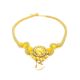 Honey Amber Braided Necklace With Yellowish Glass Beads The Fable, image , picture 4