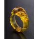 Designer Amber Band Ring The Magma, image , picture 3