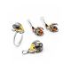 Egyptian Amber Pendant In Sterling Silver The Scarab, image , picture 7