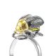 Green Amber Ring In Sterling Silver Ring The Scarab, Ring Size: 10 / 20, image , picture 2