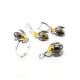 Green Amber Ring In Sterling Silver Ring The Scarab, Ring Size: 10 / 20, image , picture 6