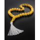 Islamic 33 Honey Amber Prayer Beads, image , picture 2