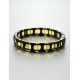 Geometric Two Toned Amber Stretch Bracelet, image , picture 2