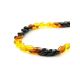 Color Gradient Two-Toned Amber Beaded Necklace, image , picture 2